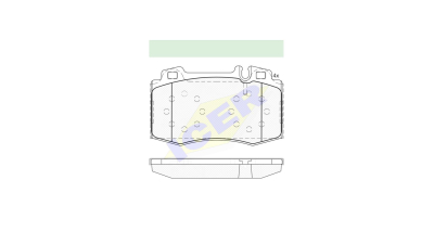 Set placute frana Icer 181389, parte montare : Punte Fata