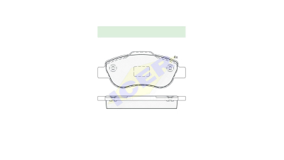 Set placute frana Icer 181659, parte montare : Punte Fata