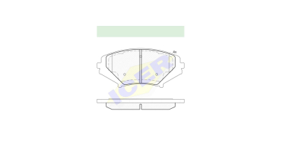Set placute frana Icer 181670, parte montare : Punte Fata