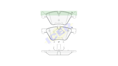 Set placute frana Icer 181683203, parte montare : Punte Fata
