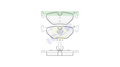 Set placute frana Icer 181707, parte montare : Punte Spate