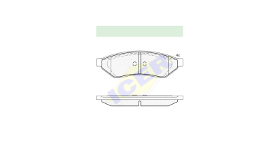 Set placute frana Icer 181726, parte montare : Punte Spate