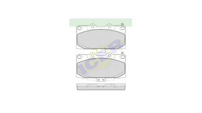 Set placute frana Icer 181733, parte montare : Punte Fata