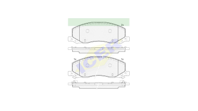 Set placute frana Icer 181927, parte montare : Punte Fata