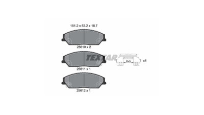 Placute frana ICER 182077