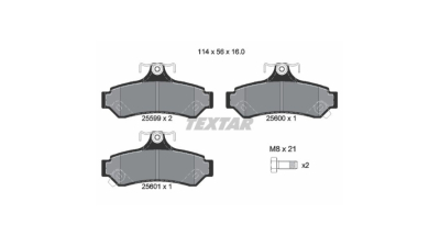 Placute frana ICER 182078