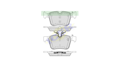 Placute frana ICER IE182214, Spate