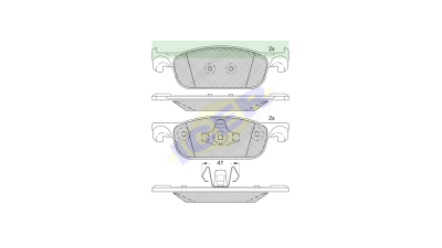 Placute frana ICER IE182274, Fata