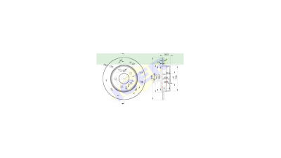 Set disc frana Icer 78BD04122, parte montare : Punte Spate