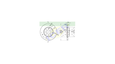 Set disc frana Icer 78BD09202, parte montare : Punte Fata