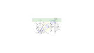 Disc frana Icer 78BD33271, parte montare : Punte Fata