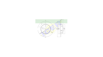 Set disc frana Icer 78BD41012, parte montare : Punte Spate