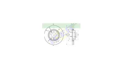 Set disc frana Icer 78BD46602, parte montare : Punte Fata