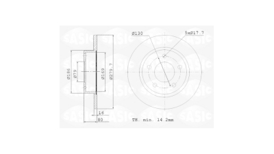 Set disc frana ICER BD4696
