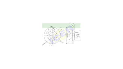 Set disc frana Icer 78BD48032, parte montare : Punte Fata