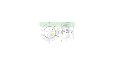 Set disc frana Icer 78BD51142, parte montare : Punte Spate