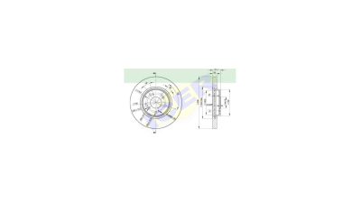 Set disc frana Icer 78BD52512, parte montare : Punte Fata