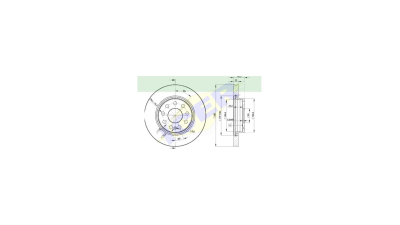 Set disc frana Icer 78BD56142, parte montare : Punte Fata