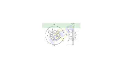 Set disc frana Icer 78BD56202, parte montare : Punte Fata