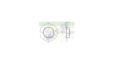 Set disc frana Icer 78BD63802, parte montare : Punte Fata