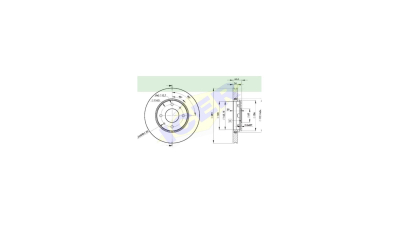 Set disc frana Icer 78BD80272, parte montare : Punte Fata