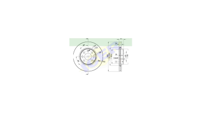 Set disc frana Icer 78BD90002, parte montare : Punte Fata