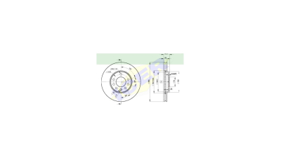 Set disc frana Icer 78BD90032, parte montare : Punte Fata