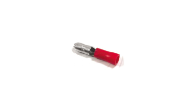 Conector electric tip tata tubular, mufa pentru inadire diam cablu 0.25-1.5mm, 4mm, rosu 