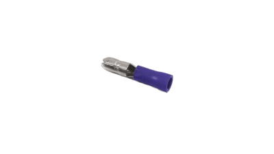 Conector electric tip tata tubular, mufa pentru inadire diam cablu 1.5-2.5mm, 4mm, Albastru 