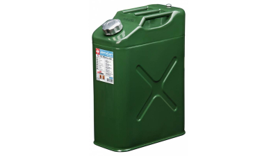 Canistra combustibil din metal, 20L, cu furtun flexibil transfer lichide