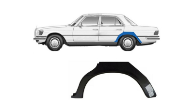 Segment reparatie aripa spate Mercedes Clasa S (W116), 08.1972-09.1980, partea Stanga, Aftermarket