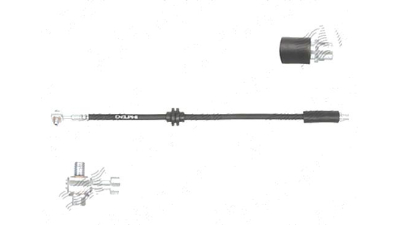 Furtun frana Opel Insignia 07.2008- , Fata, Lungime 515mm, Delphi LH6733
