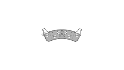 Set placute frana Delphi LP1184, parte montare : Punte Spate