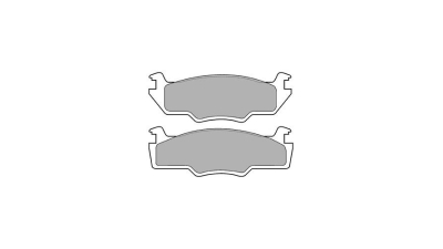 Set placute frana Delphi LP225, parte montare : Punte Fata
