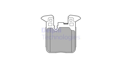 Placute frana DELPHI LP2660, Spate