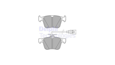 Placute frana DELPHI LP3267, Spate