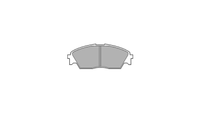 Set placute frana Delphi LP628, parte montare : Punte Fata