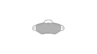 Set placute frana Delphi LP787, parte montare : Punte Fata