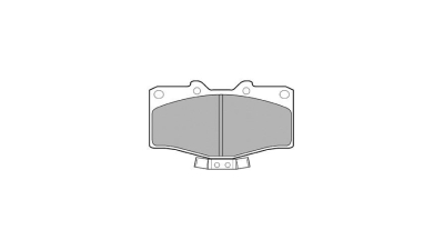 Set placute frana Delphi LP951, parte montare : Punte Fata