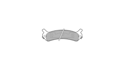 Set placute frana Delphi LP959, parte montare : Punte Spate