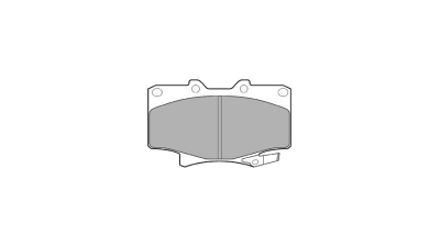 Set placute frana Delphi LP962, parte montare : Punte Fata