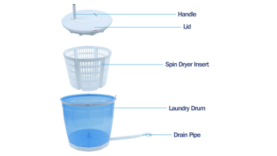Masina de spalat cu actionare manuala Eco Washer , 4 L