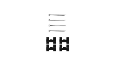 Set accesorii placute frana Delphi LX0023, parte montare : Punte Fata