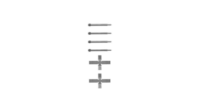 Set accesorii placute frana Delphi LX0039, parte montare : Punte Spate
