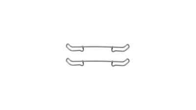 Set accesorii placute frana Delphi LX0076, parte montare : Punte Fata