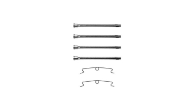 Set accesorii placute frana Delphi LX0089, parte montare : Punte Fata