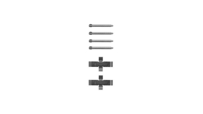 Set accesorii placute frana Delphi LX0093, parte montare : Punte Spate