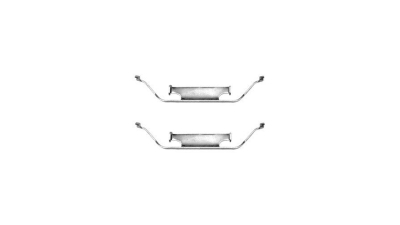 Set accesorii placute frana Delphi LX0135, parte montare : Punte Fata