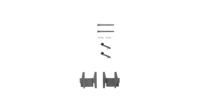 Set accesorii placute frana Delphi LX0151, parte montare : Punte Fata