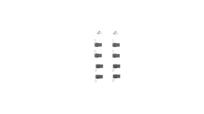 Set accesorii placute frana Delphi LX0244, parte montare : Punte Fata